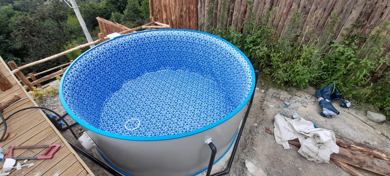 Profesyonel fiber havuz montajı